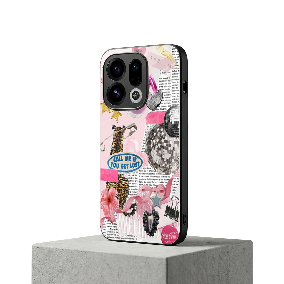 Lost Call oppo find x9 mobile cover | shockproof glass phone case