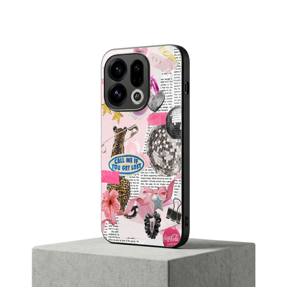Lost Call oppo find x9 mobile cover | shockproof glass phone case
