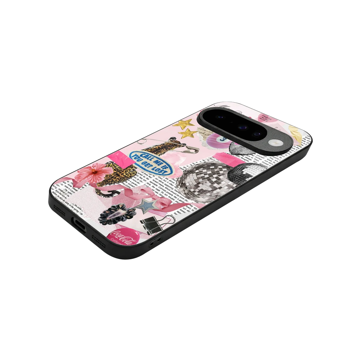 Lost Call stylish phone case for google pixel 10 | glossy glass and slim fit