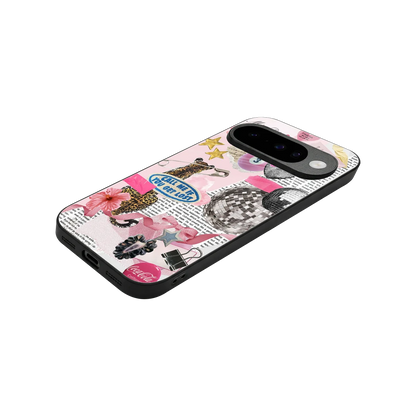 Lost Call stylish phone case for google pixel 10 | glossy glass and slim fit