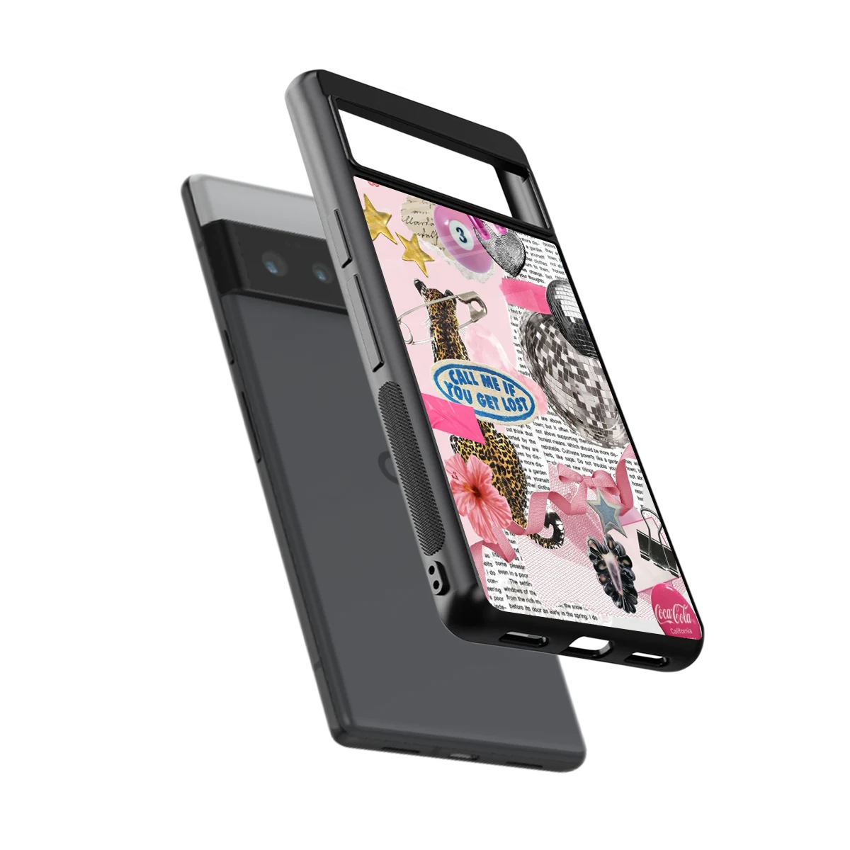 Lost Call sleek google pixel 6 pro cover with tempered glass back and TPU edges