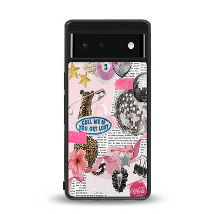 Lost Call back phone cover | glass case for google pixel 6a