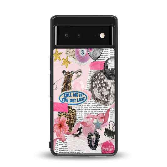 Lost Call back phone cover | glass case for google pixel 6a