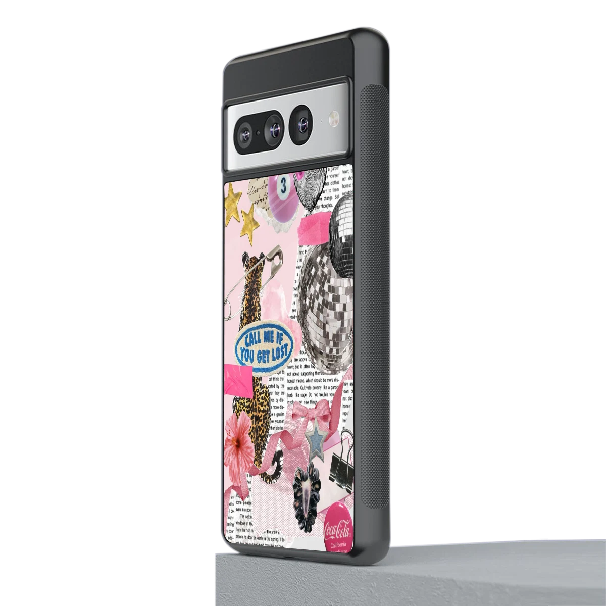 Lost Call stylish phone case for google pixel 7 pro | glossy glass and slim fit