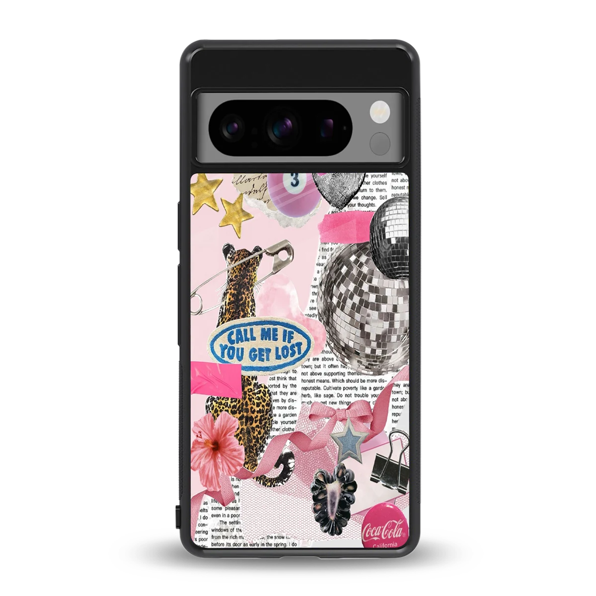 Lost Call back phone cover | glass case for google pixel 8 pro
