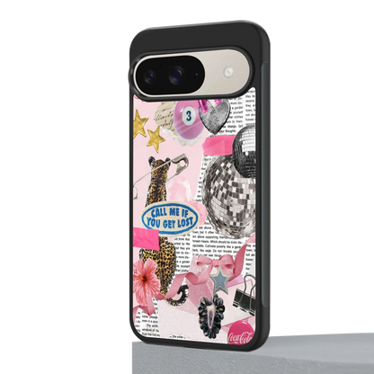 Lost Call google pixel 9 mobile cover | shockproof glass phone case