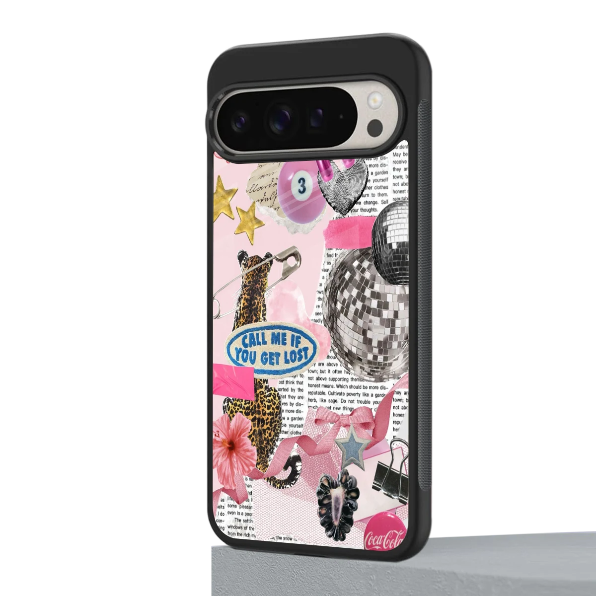 Lost Call google pixel 9 pro mobile cover | shockproof glass phone case