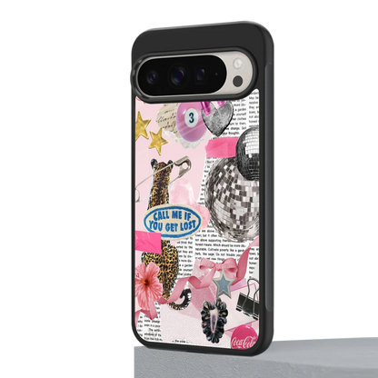 Lost Call google pixel 9 pro mobile cover | shockproof glass phone case