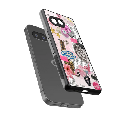 Lost Call sleek google pixel 10a cover with tempered glass back and TPU edges