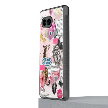 Lost Call google pixel 10a mobile cover | shockproof glass phone case