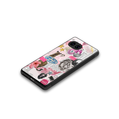 Lost Call stylish phone case for google pixel 10a | glossy glass and slim fit