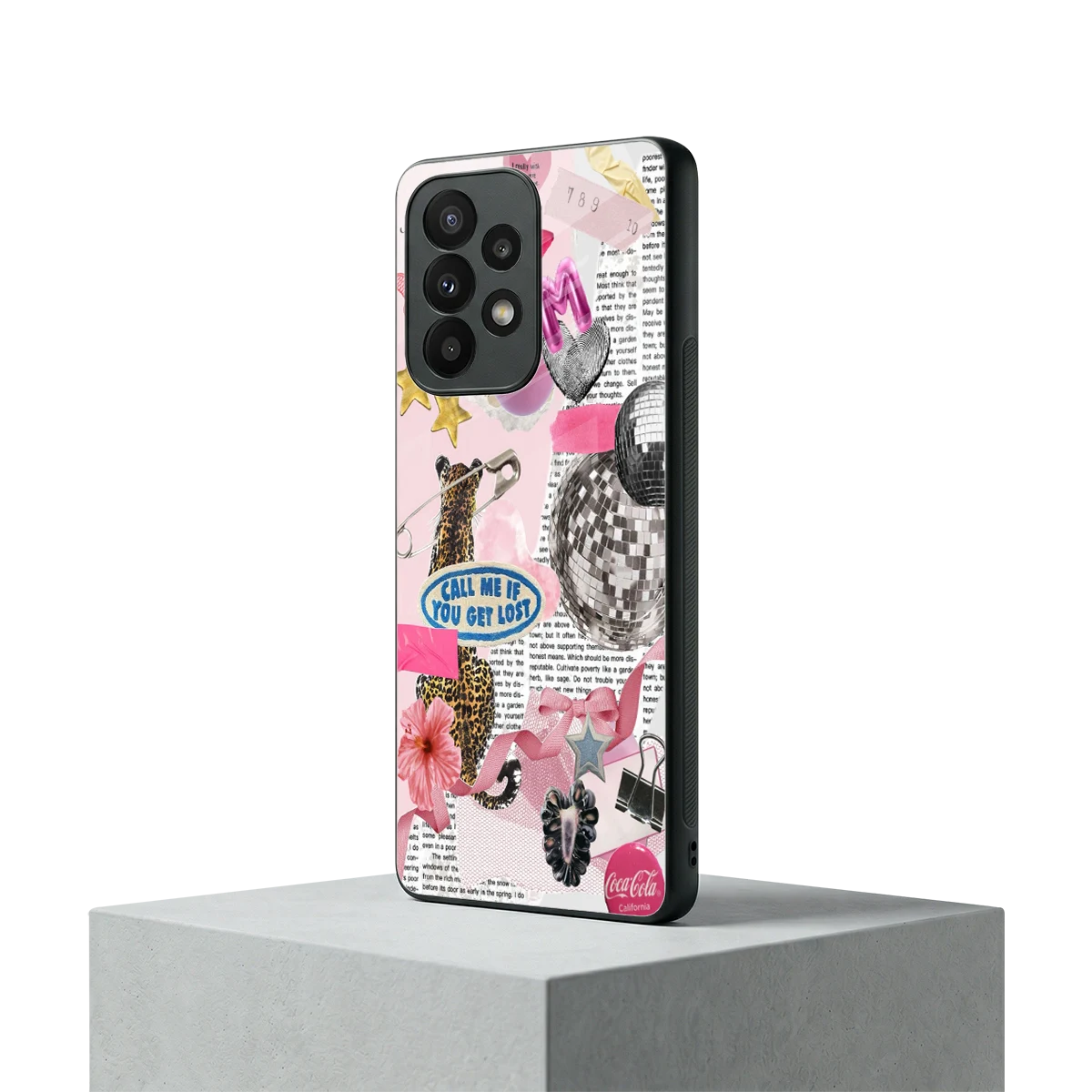 Lost Call samsung galaxy a23 mobile cover | shockproof glass phone case