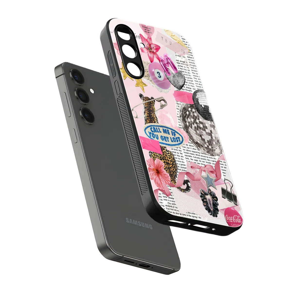 Lost Call sleek samsung galaxy a16 5g cover with tempered glass back and TPU edges