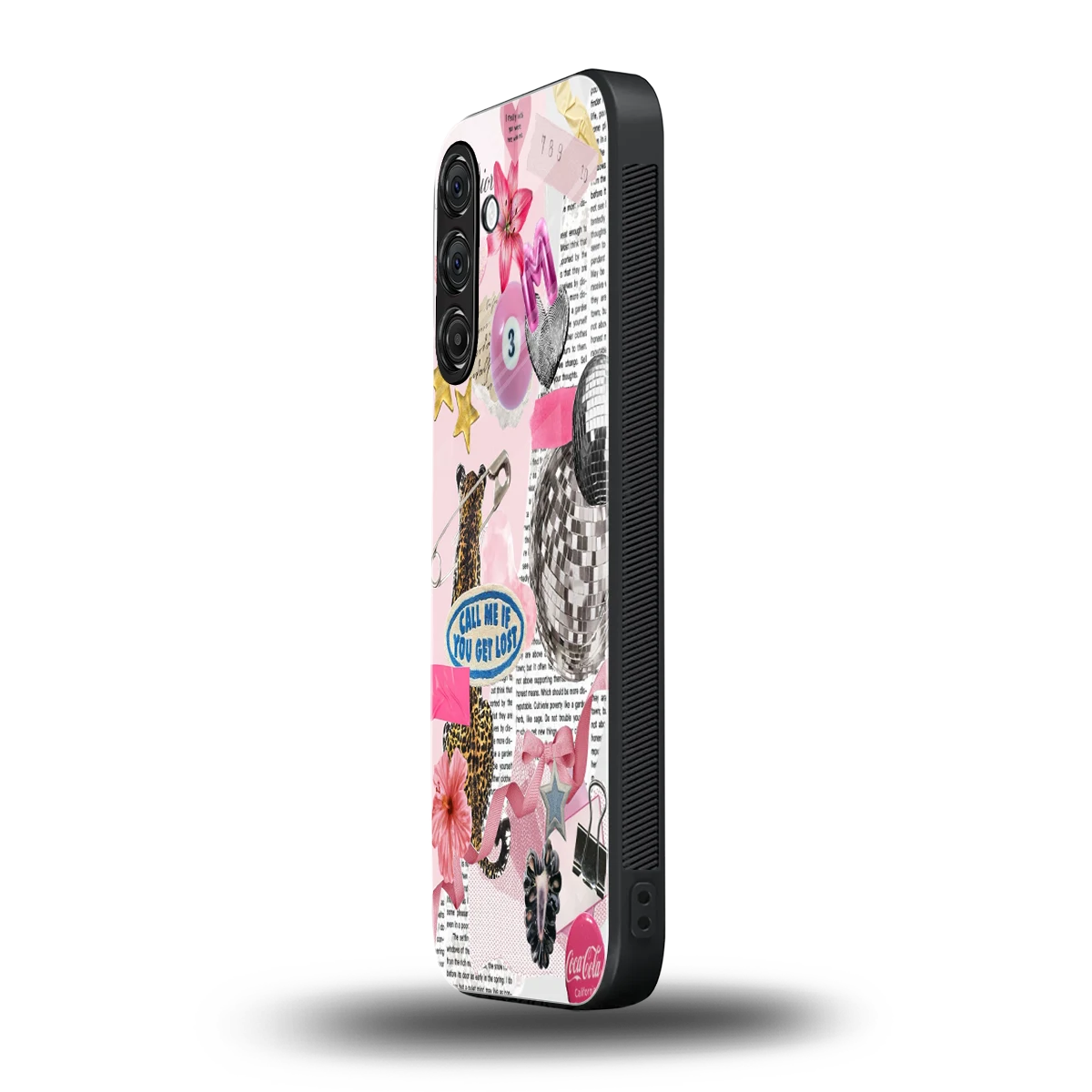 Lost Call samsung galaxy m36 5g mobile cover | shockproof glass phone case