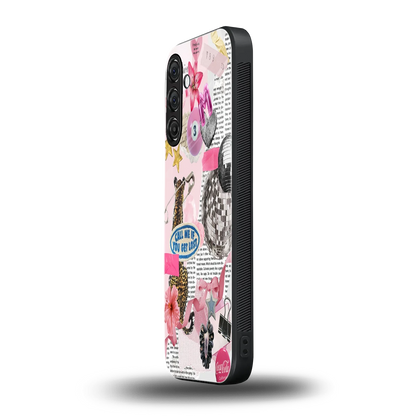 Lost Call samsung galaxy m36 5g mobile cover | shockproof glass phone case