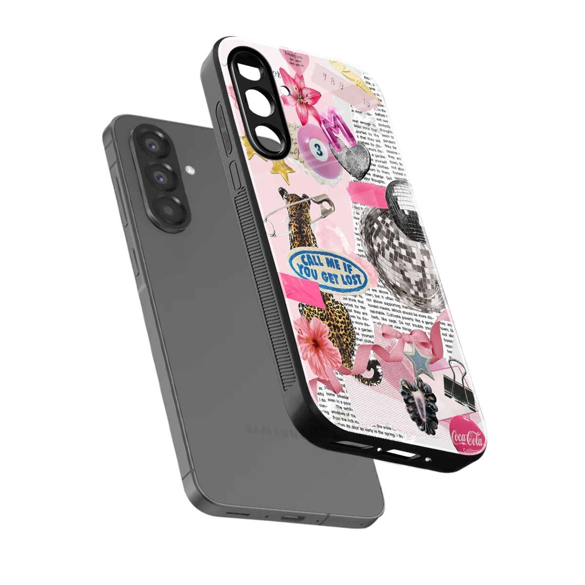 Lost Call sleek samsung galaxy a36 5g cover with tempered glass back and TPU edges