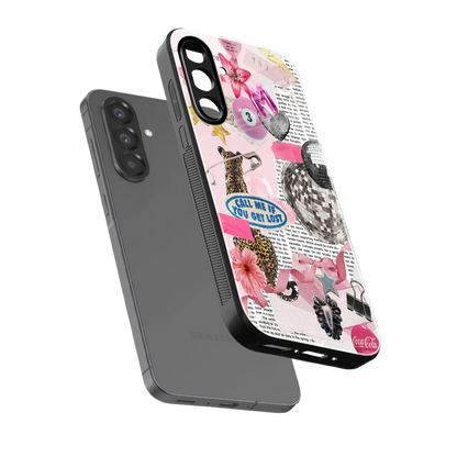 Lost Call sleek samsung galaxy a36 5g cover with tempered glass back and TPU edges