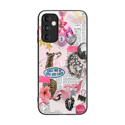 Lost Call back phone cover | glass case for samsung galaxy m14 5g