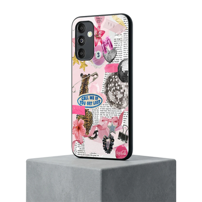Lost Call samsung galaxy m14 5g mobile cover | shockproof glass phone case