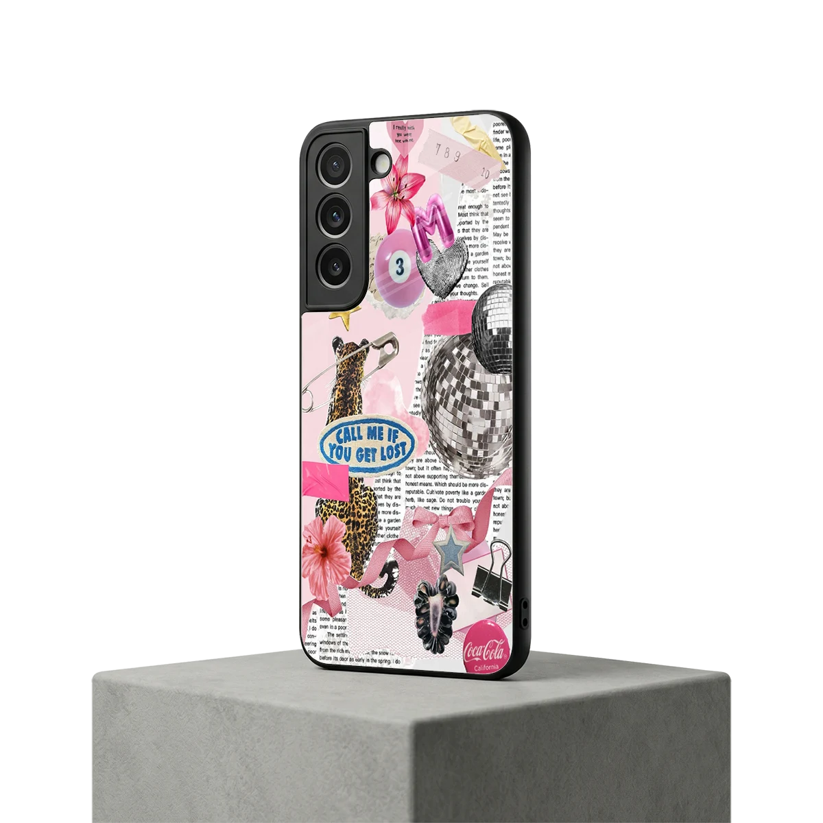 Lost Call samsung galaxy s22 mobile cover | shockproof glass phone case