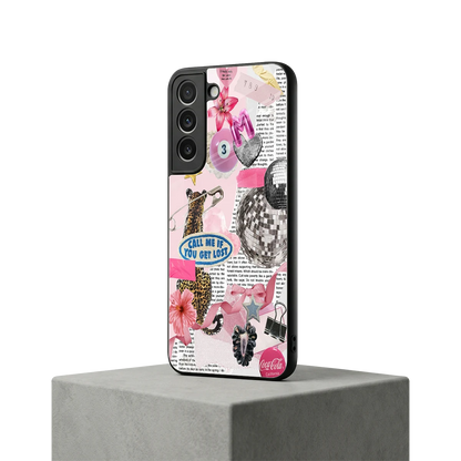 Lost Call samsung galaxy s22 mobile cover | shockproof glass phone case
