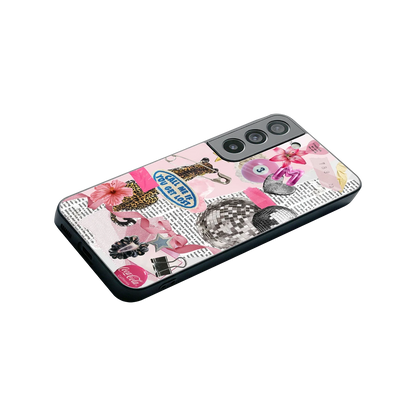 Lost Call stylish phone case for samsung galaxy s22 | glossy glass and slim fit