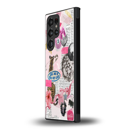 Lost Call samsung galaxy s24 ultra mobile cover | shockproof glass phone case