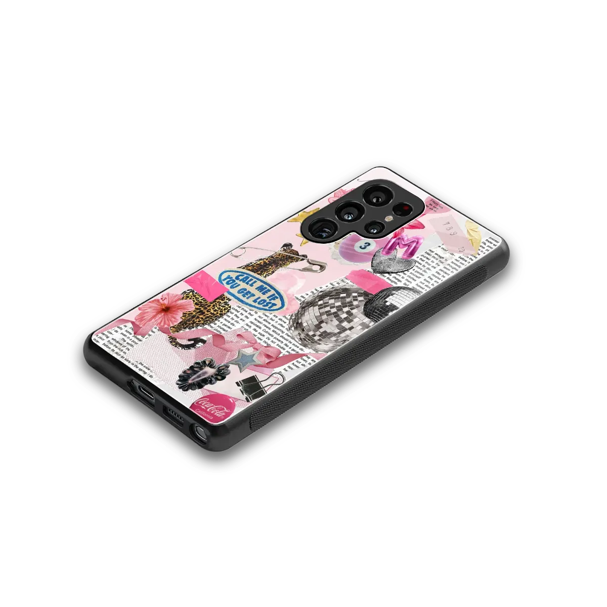 Lost Call stylish phone case for samsung galaxy s26 ultra | glossy glass and slim fit