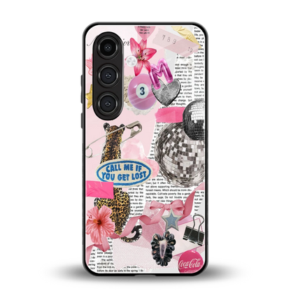 Lost Call back phone cover | glass case for samsung galaxy s24 plus