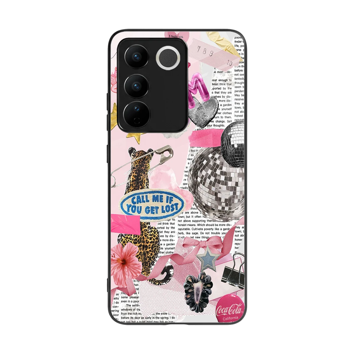 Lost Call back phone cover | glass case for vivo v27 5g