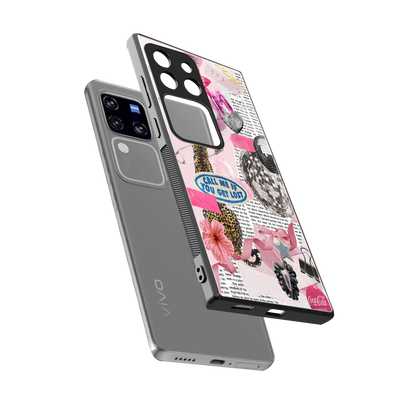 Lost Call sleekvivo v30 pro cover with tempered glass back and TPU edges