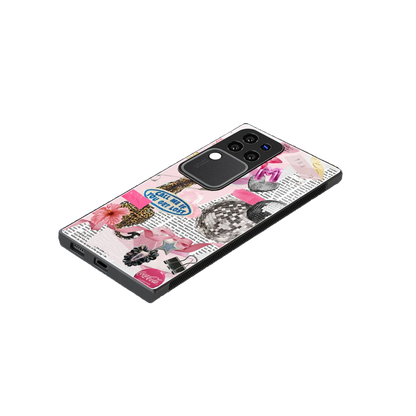 Lost Call stylish phone case forvivo v30 pro | glossy glass and slim fit