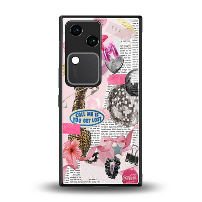 Lost Call back phone cover | glass case for vivo v30