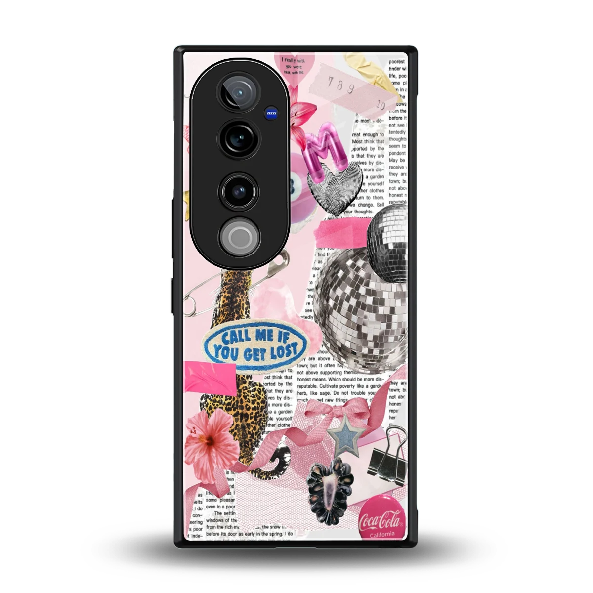 Lost Call back phone cover | glass case for vivo v40 pro