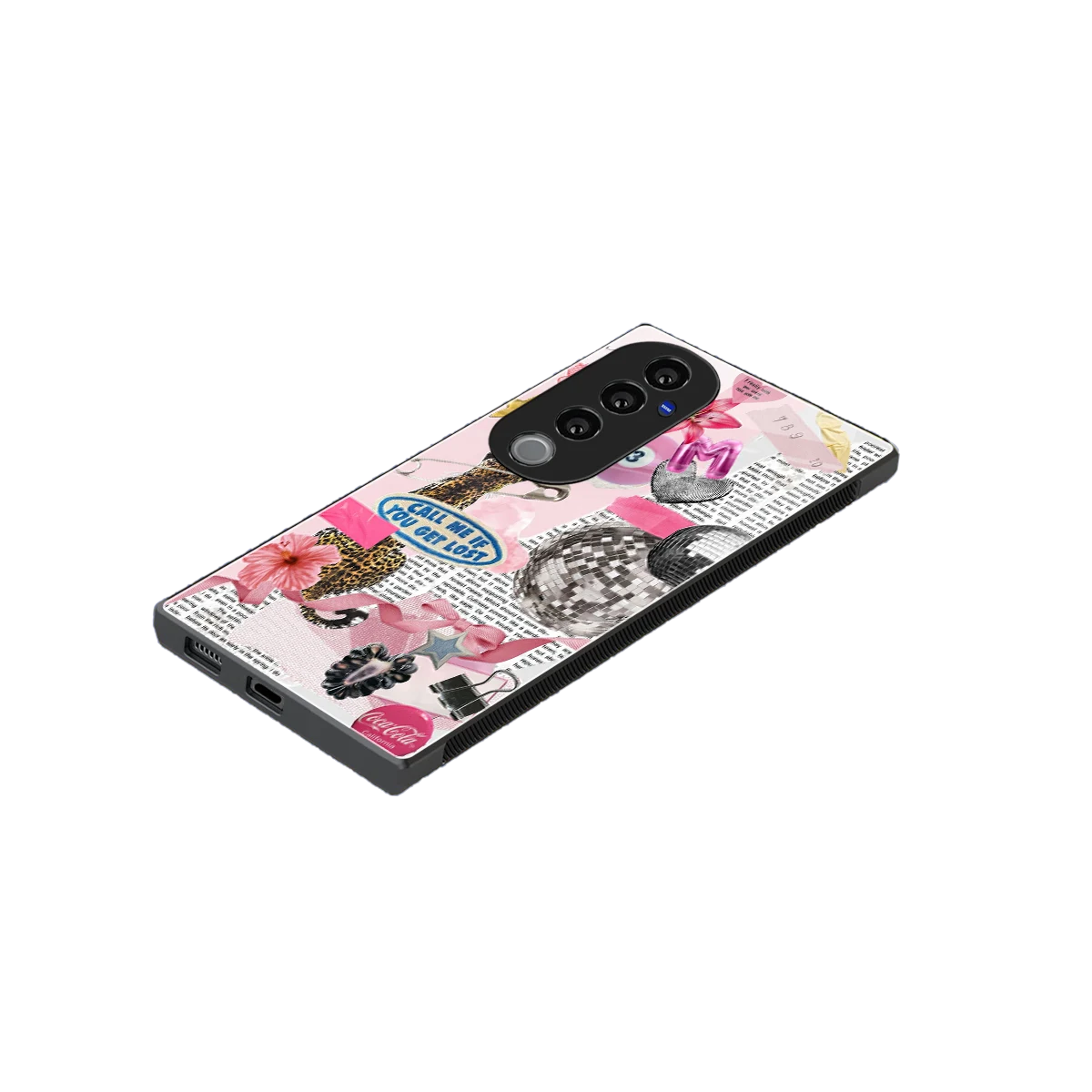 Lost Call stylish phone case for vivo v40 pro | glossy glass and slim fit