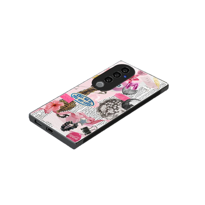 Lost Call stylish phone case for vivo v40 pro | glossy glass and slim fit