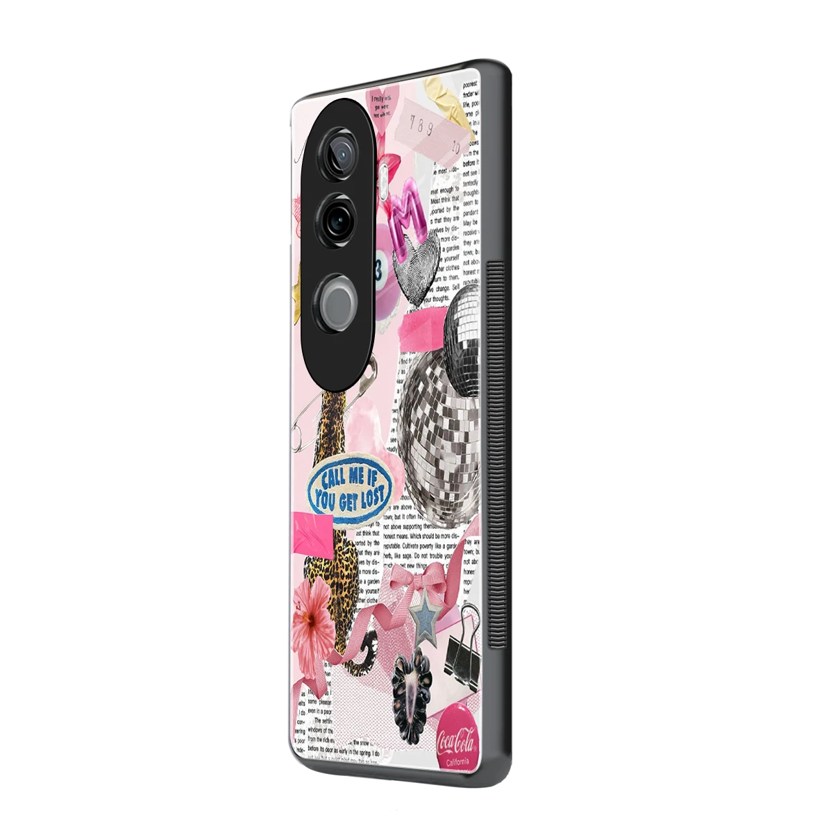 Lost Call vivo v40e mobile cover | shockproof glass phone case