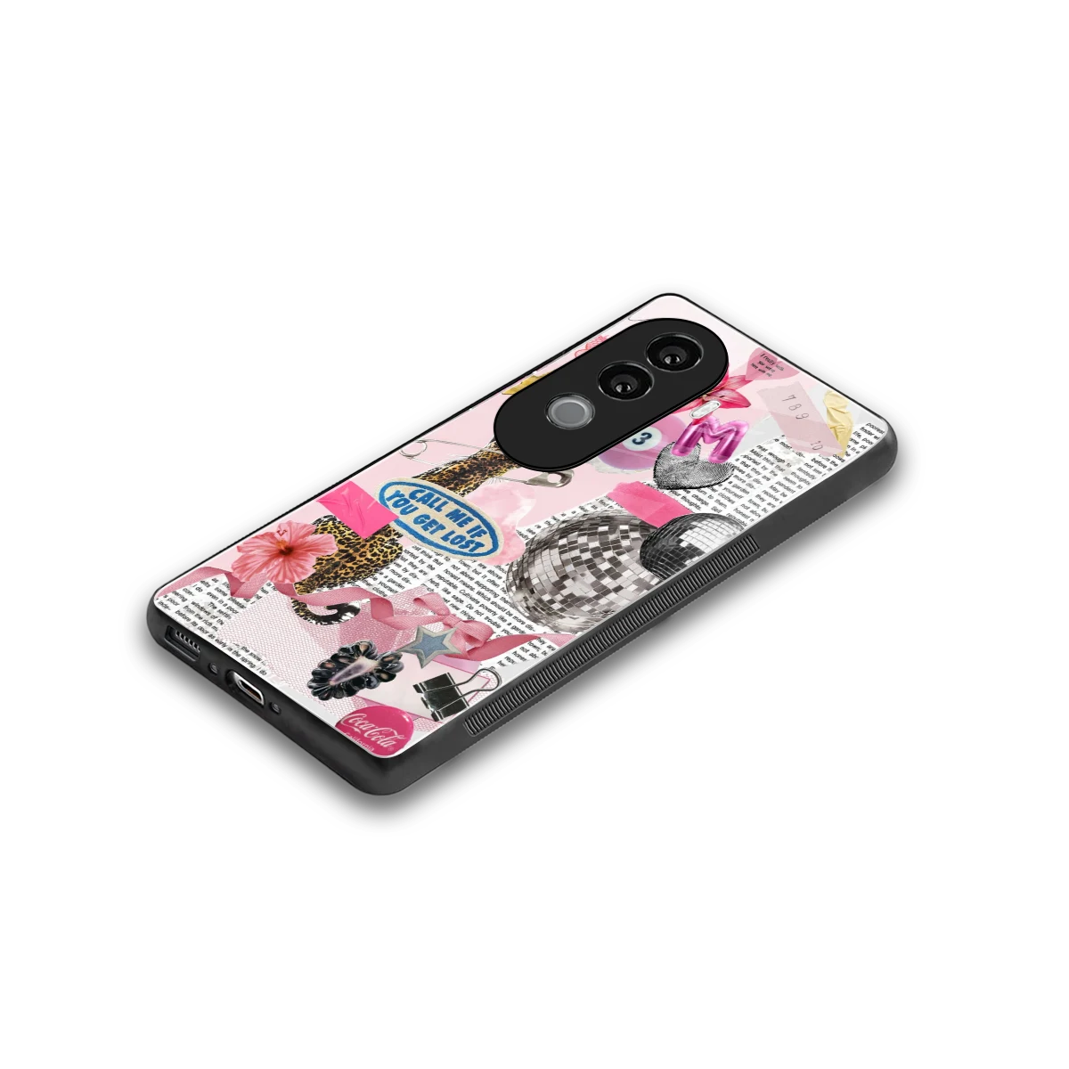 Lost Call stylish phone case for vivo v40e | glossy glass and slim fit