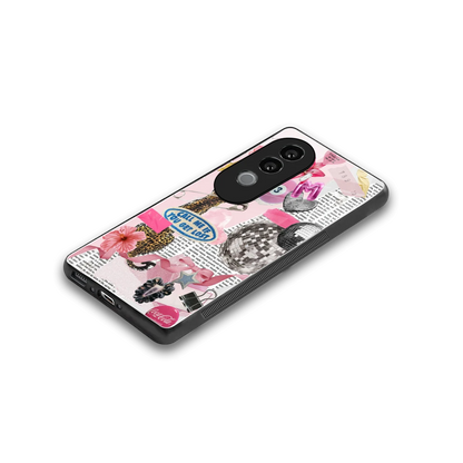 Lost Call stylish phone case for vivo v40e | glossy glass and slim fit