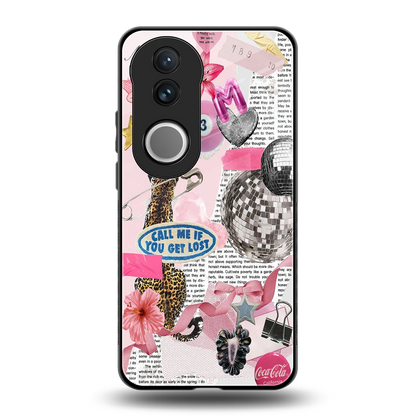 Lost Call back phone cover | glass case for vivo v50