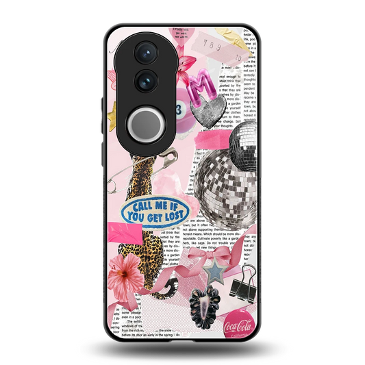 Lost Call back phone cover | glass case for vivo v50