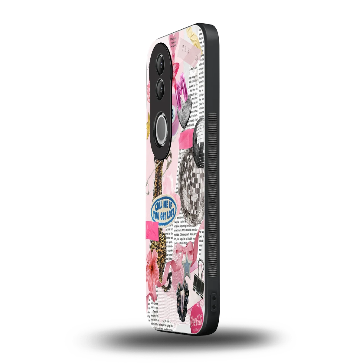 Lost Call vivo v50 mobile cover | shockproof glass phone case