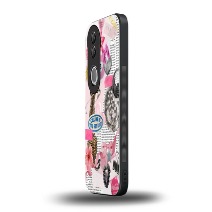 Lost Call vivo v50 mobile cover | shockproof glass phone case