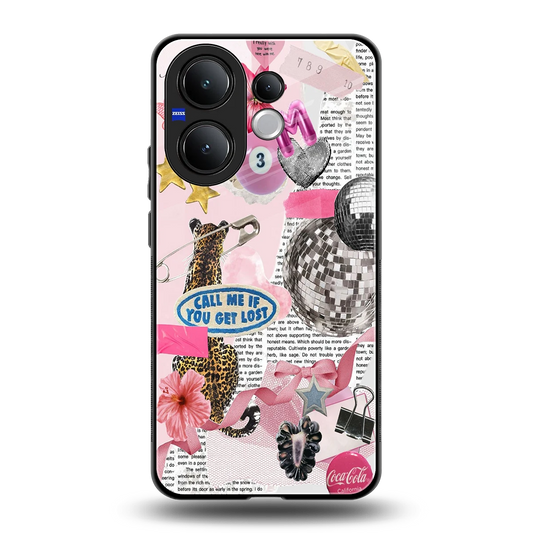 Lost Call back phone cover | glass case for vivo v60