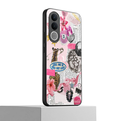 Lost Call vivo v70 fe mobile cover | shockproof glass phone case