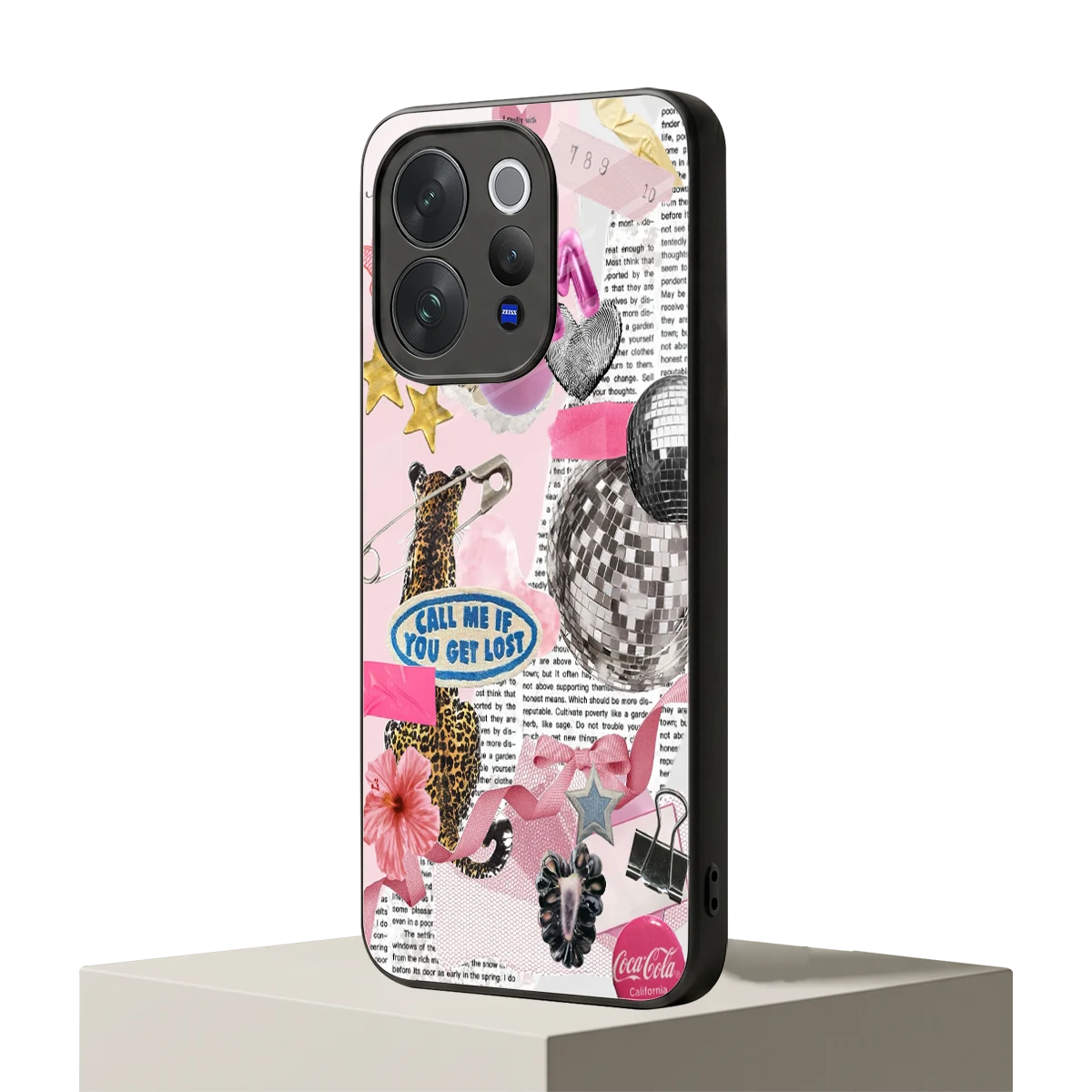 Lost Call vivo v70 mobile cover | shockproof glass phone case