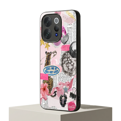 Lost Call vivo v70 elite mobile cover | shockproof glass phone case
