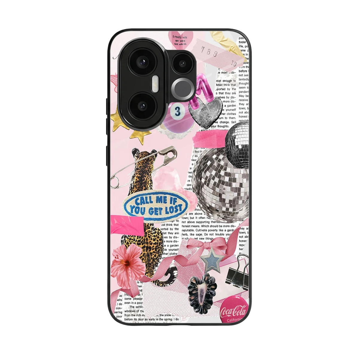 Lost Call back phone cover | glass case for vivo x200 fe