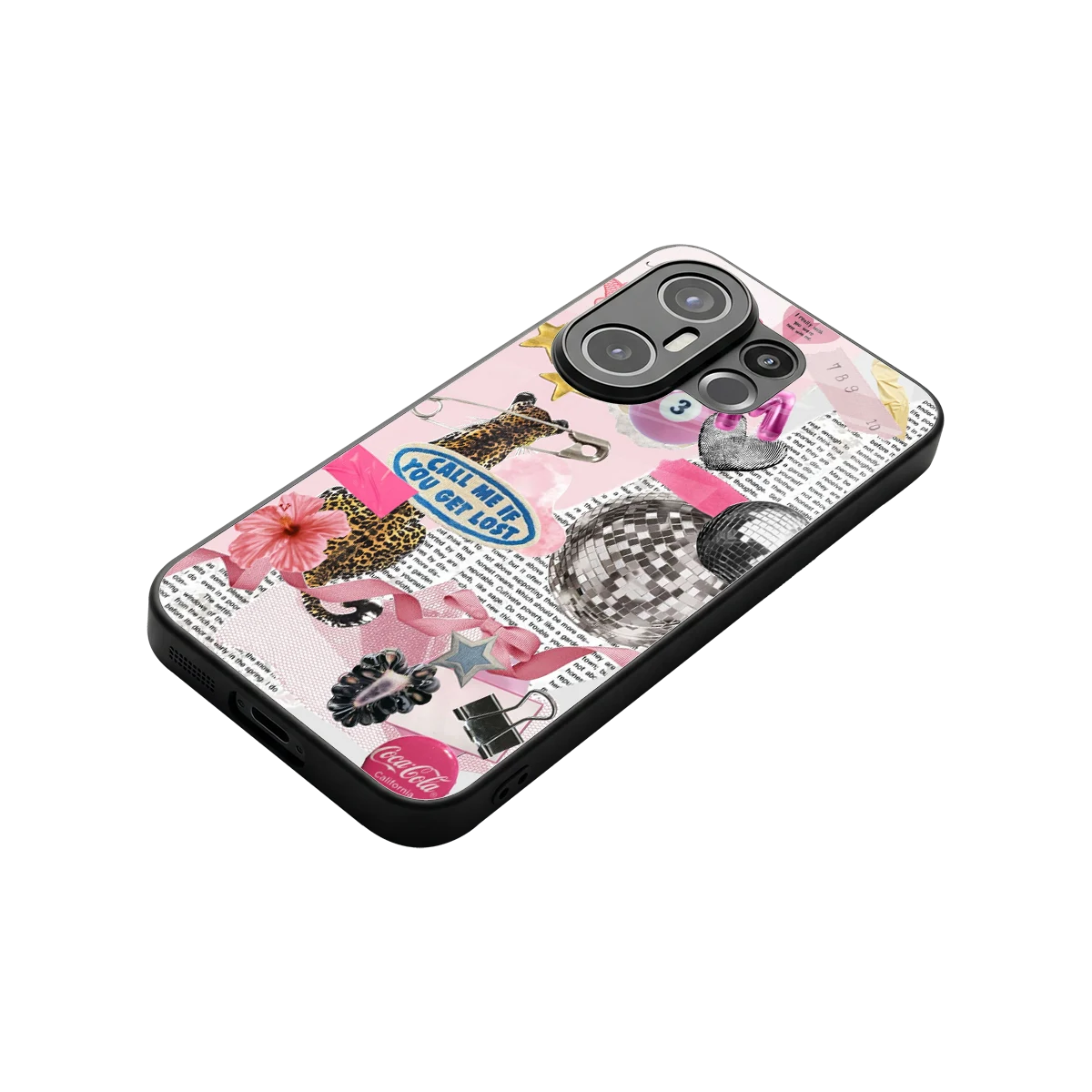 Lost Call stylish phone case for vivo x200 fe | glossy glass and slim fit
