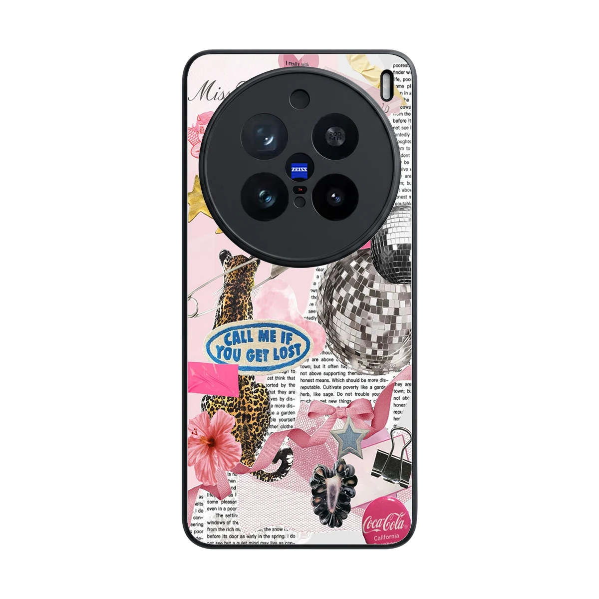 Lost Call back phone cover | glass case for vivo x200 pro